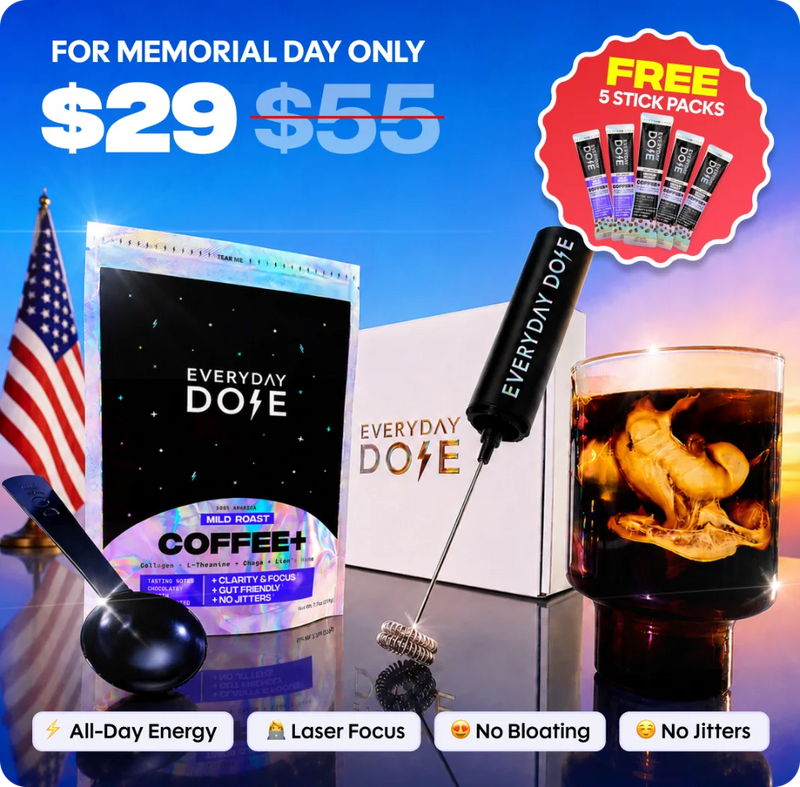 Coffee+ Mild Roast Starter Kit (30 Servings) - Counter Easy Ritual